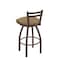Holland Bar Stool Co 30" Low Back Swivel Bar Stool, Bronze Finish, Canter Sand Seat 41130BZ013 - alternate 4